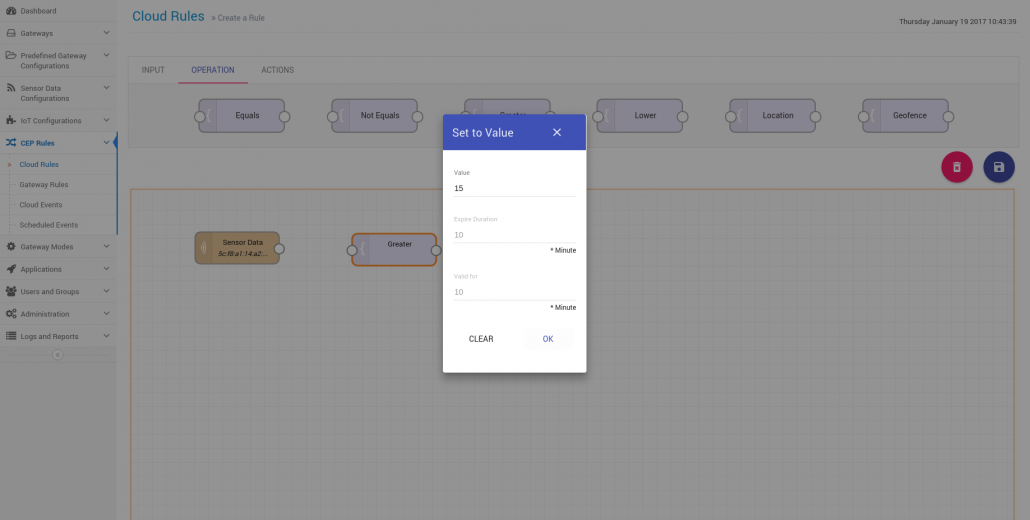 Setting Rule Value